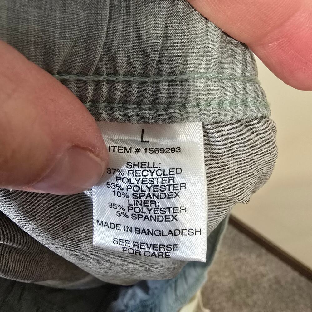 Men's Tailor Vintage 4 Way Stretch Lightweight Hybrid Lined Shorts | Size Large - Picture 10 of 10